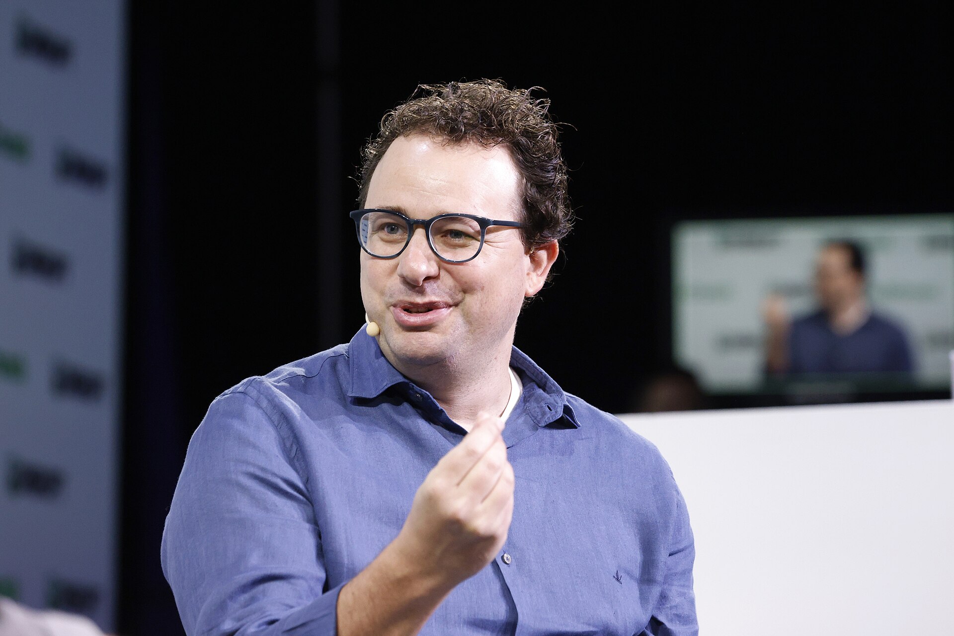 Anthropic chief executive Dario Amodei at TechCrunch Disrupt 2023.