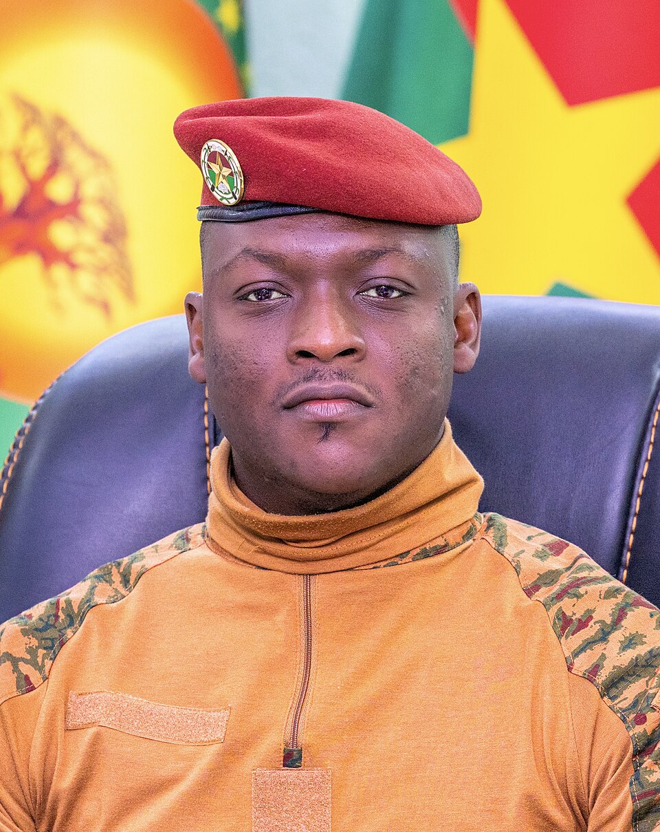 Captain Ibrahim Traore, Burkina Faso's military leader, in a portrait dated January 22, 2026, extracted from an official Presidency photograph. File photo.