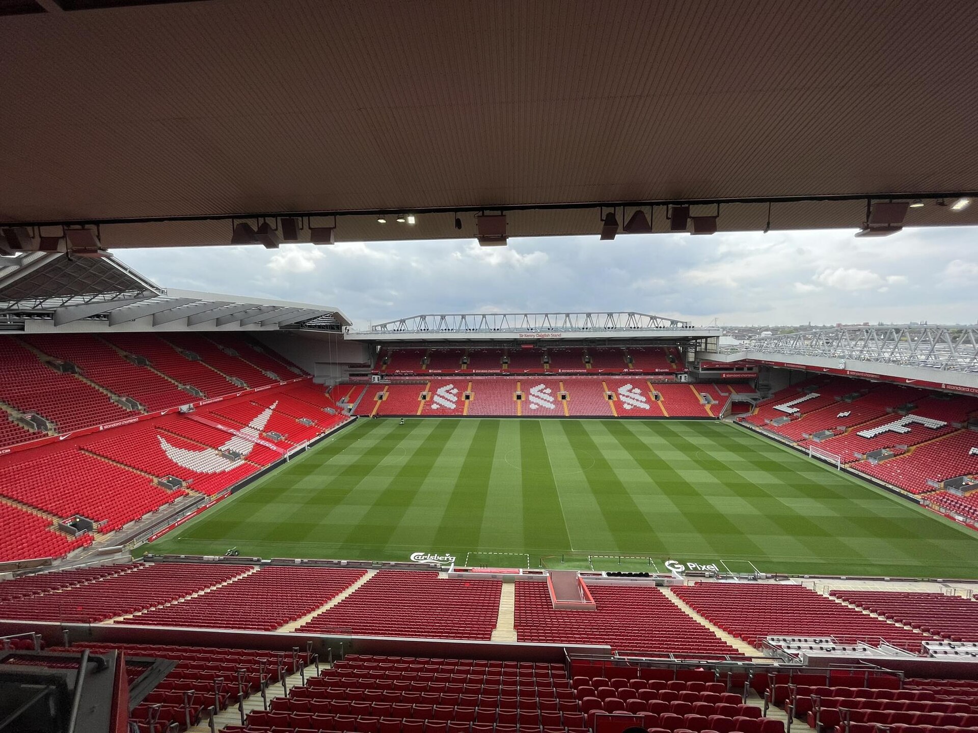 Anfield, where Liverpool came back from 2-0 down to beat Villarreal 4-3 on Tuesday night.