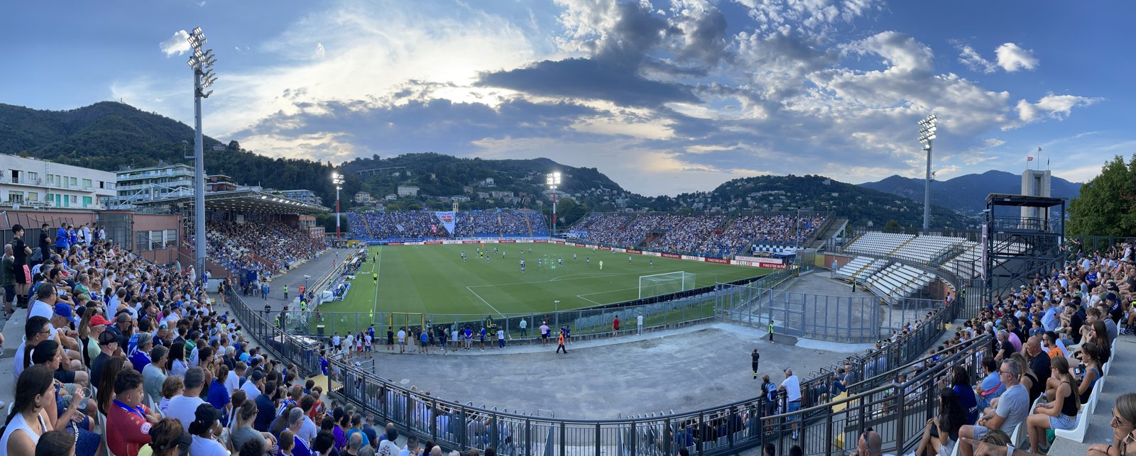 The Stadio Giuseppe Sinigaglia in Como during a match, the ground where Como beat Manchester United 4-1 on Wednesday night. File photo.
