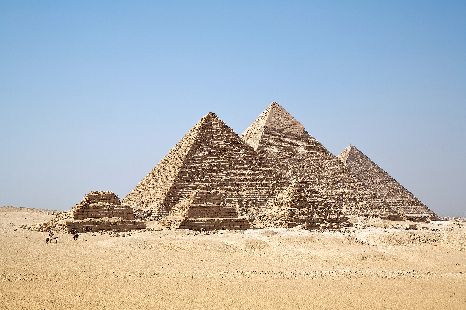 The pyramids of Giza, outside Cairo, in the capital where the defence offer was made.