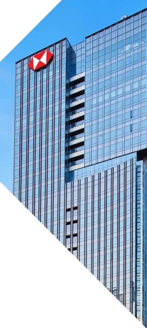 An HSBC tower carrying the bank's mark. Europe's largest bank reported third quarter results on Tuesday and watched its shares post their steepest fall since April 2025. File photo.