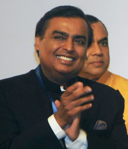 Mukesh Ambani, whose Reliance Industries brought Jio Platforms to market in its first public offering in twenty years. File photo from 2014.