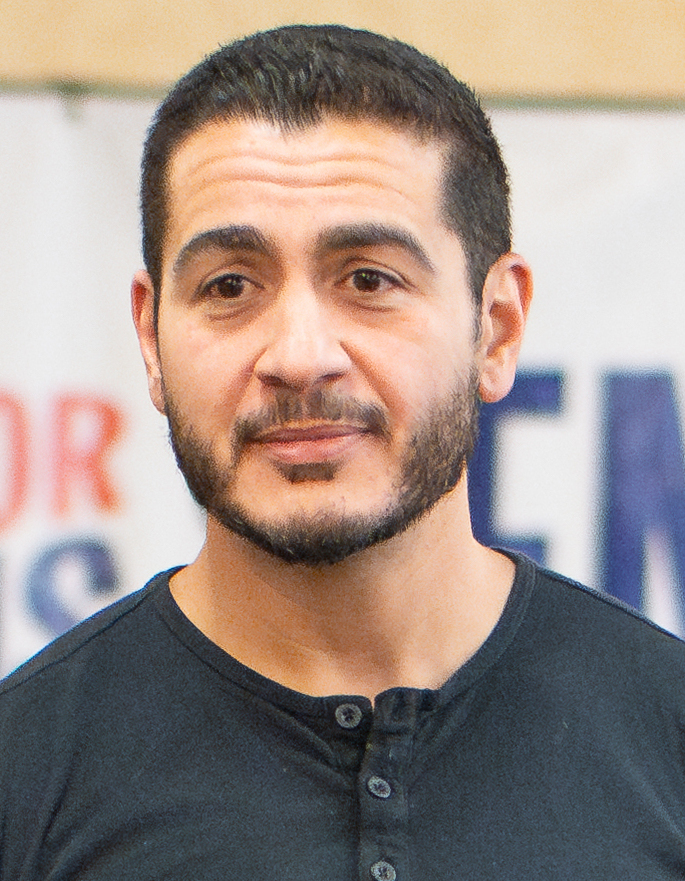 Abdul El-Sayed, the Democratic nominee for the open United States Senate seat in Michigan, at a meet and greet in 2025. File photo.