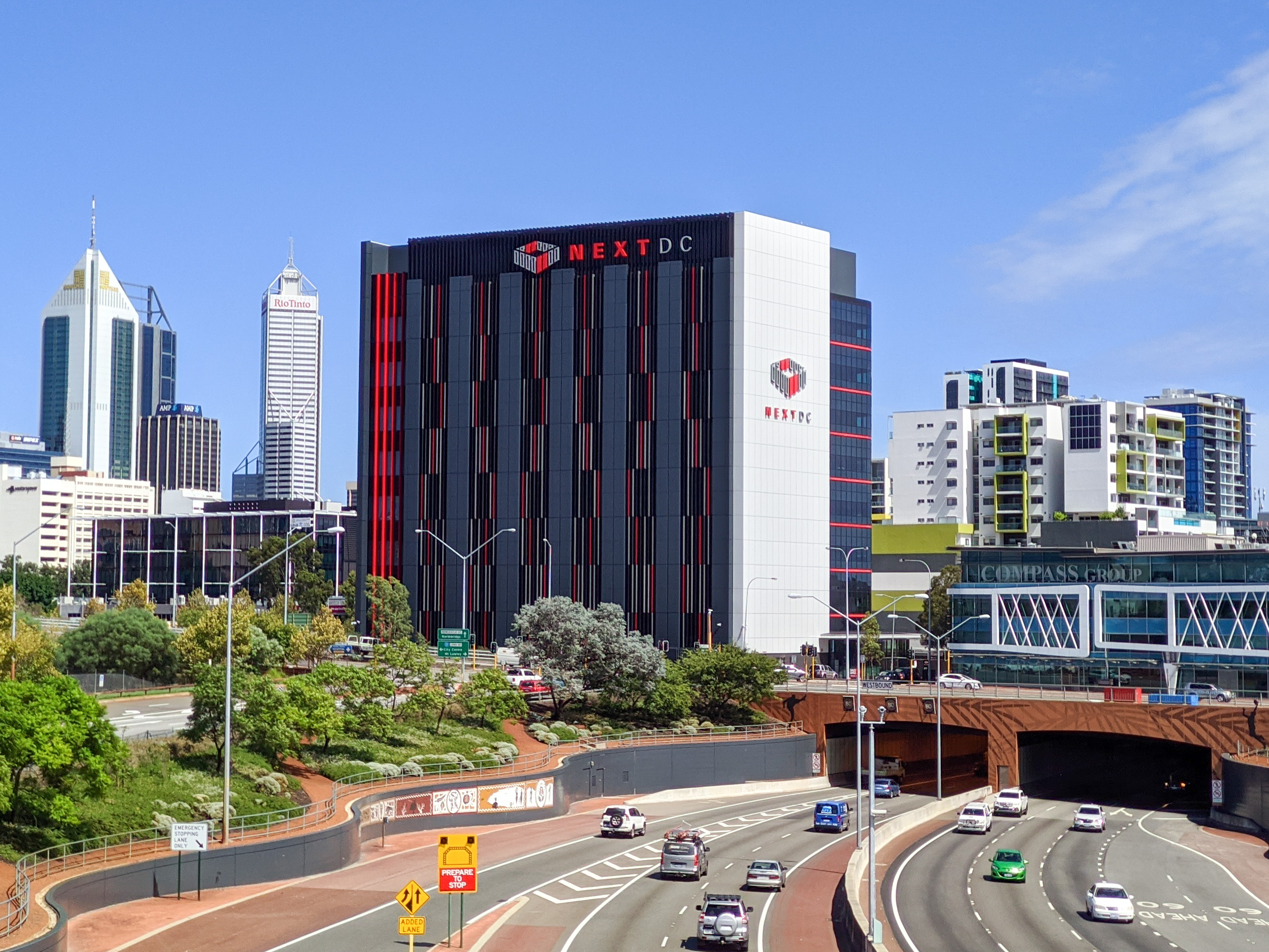 The NEXTDC P2 data centre in Perth, one of the company's operating facilities. The guidance cut centres on its M3 site in Melbourne, where a grid upgrade is delayed. File photo.