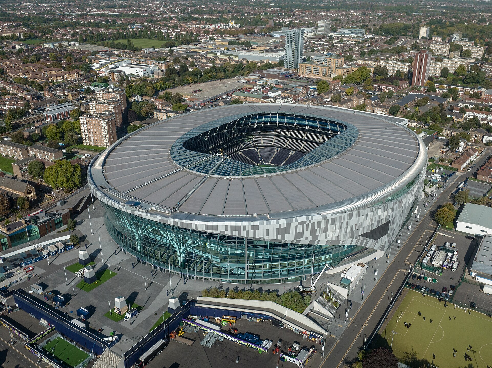 Tottenham Hotspur Stadium, London.
