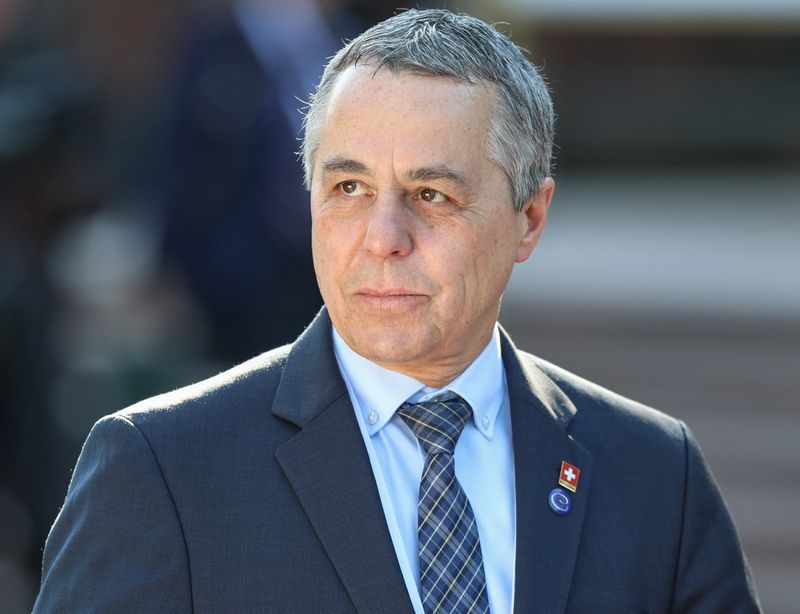 Ignazio Cassis, Switzerland's foreign minister, in the Reuters portrait carried with the announcement. File photo.