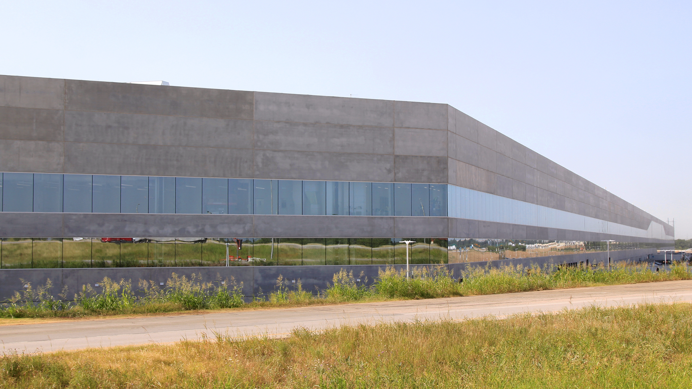 Gigafactory Texas in Austin, Tesla's headquarters plant. The company reported third quarter results on Wednesday. File photo.